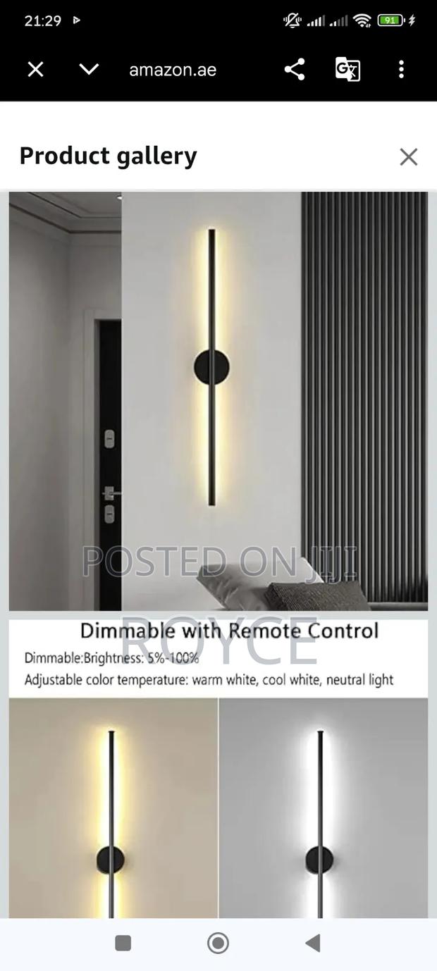 Modern Wireless Led Wall Sconce With Remote Control - thumbnail 7