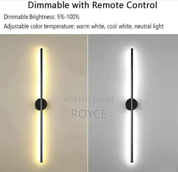 Modern Wireless Led Wall Sconce With Remote Control