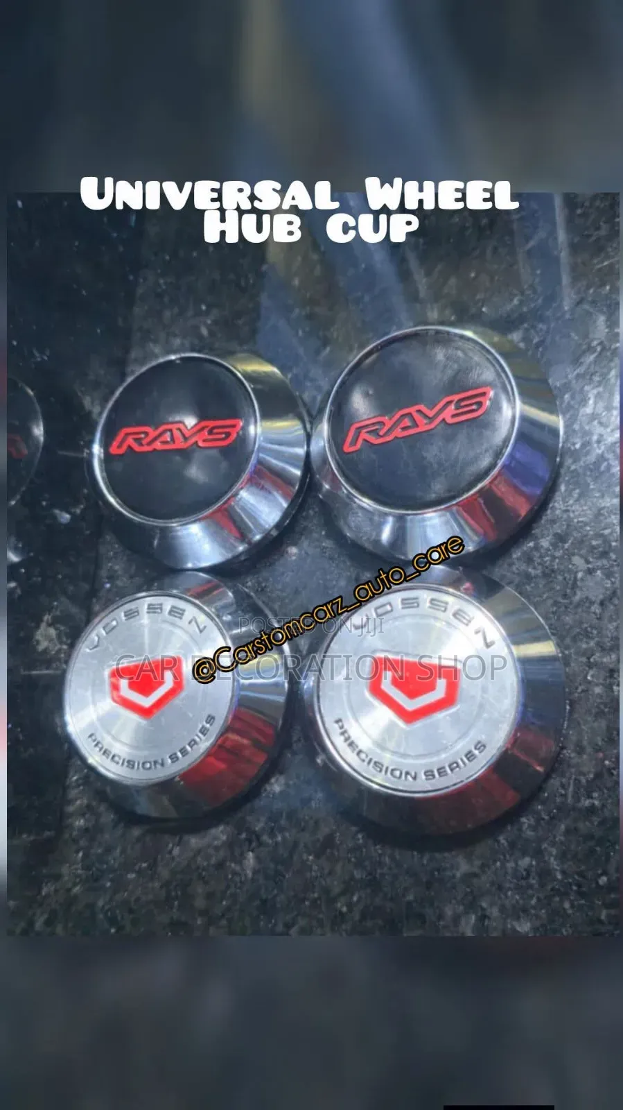 1pc Vossen Precision Series Wheel Hub Caps