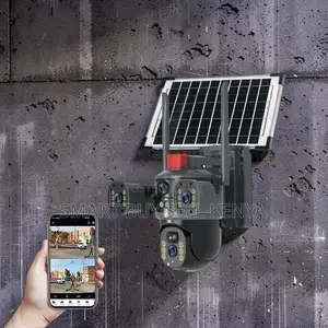 Dustproof 20mp Ultra Hd 4g PTZ Triple Lens Solar Camera