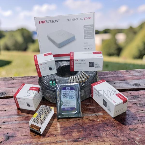Trusted Brand 4 Hikvision 1080p Hd Cctv Cameras Complete System Kit