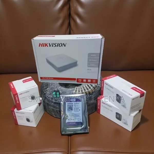 Proven Quality 4 Hikvision 1080p Hd Cctv Cameras Complete System Kit