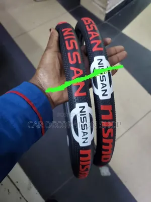 Nissan Branded Rubber Steering Wheel Cover With Textured Grip Surface