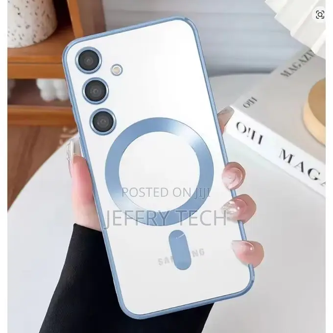 Samsung Galaxy A56 Transparent Tpu Magnetic Case - High Protection