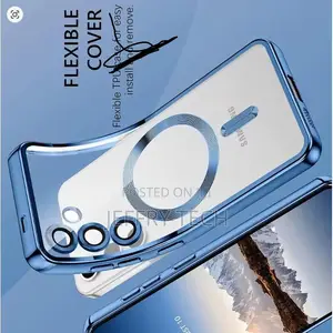 Samsung Galaxy A56 Transparent Tpu Magnetic Case - High Protection