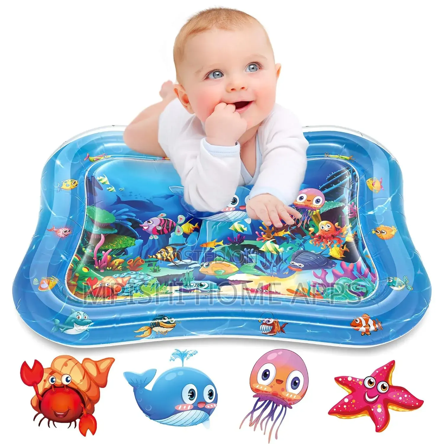 Baby Tummy Time Playmat Inflatable Water Mat