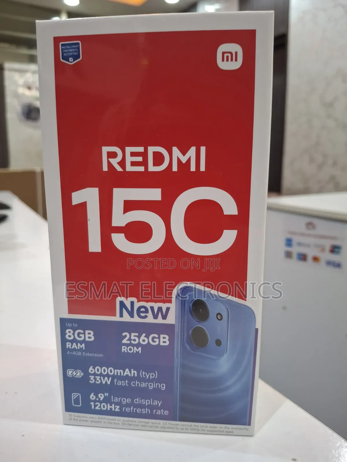 New Xiaomi Redmi 15C 4G 256 GB Black