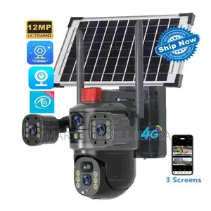 Up to 128gb Tf Card Storage 20mp 4g PTZ Triple Lens Solar Camera