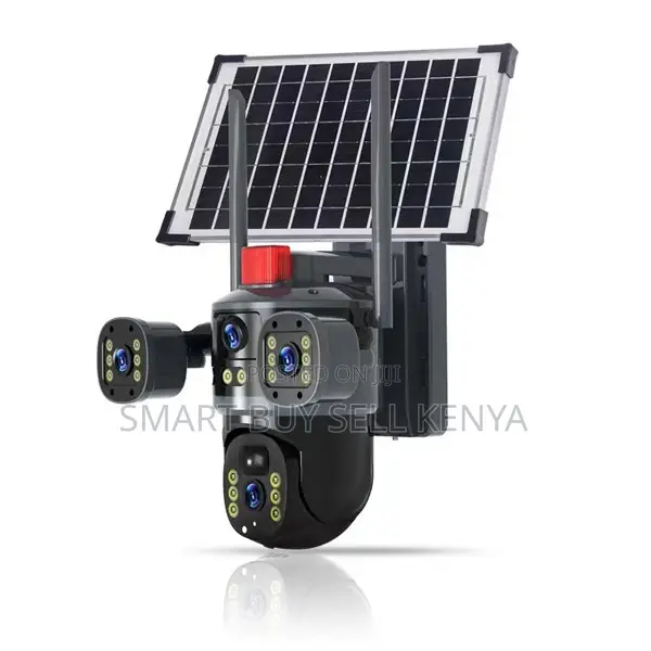 1- Year Warranty 20mp Ultra Hd 4g PTZ Triplelens Solar Camera