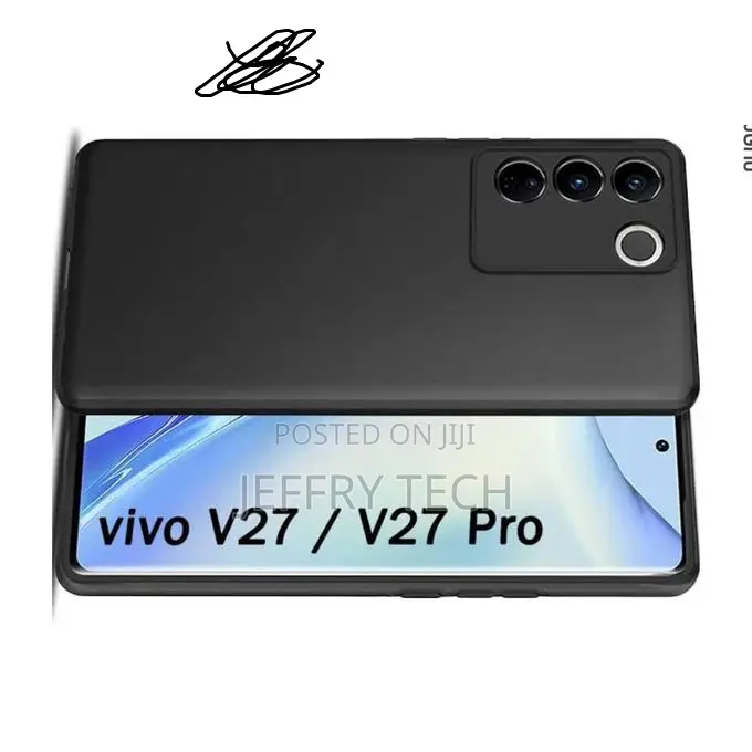 Vivo V27 5g/V27 Pro 5g Quality Solid Silicon Protective Back Case