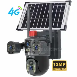 High Definition 3mp Hd 20mp Ultra Hd 4g PTZ Triplelens Solar Camera
