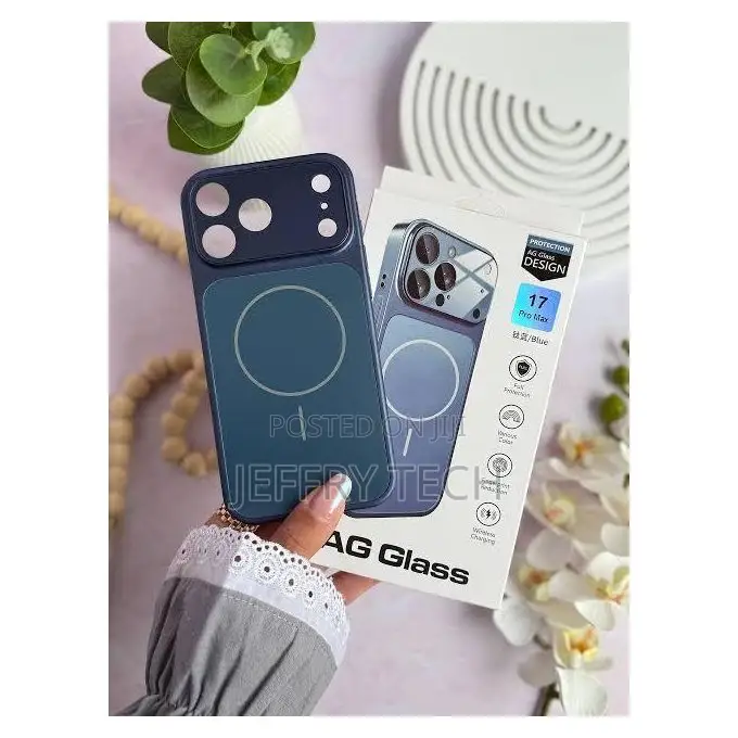 Ag Design 17pro Navy Blue Back Cover - Wireless Charging Support