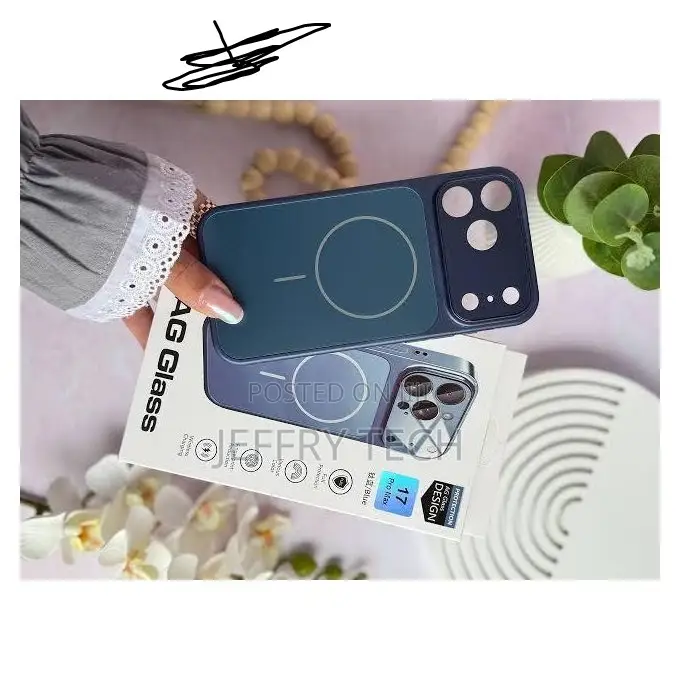 Ag Design 17pro Navy Blue Back Cover - Wireless Charging Support
