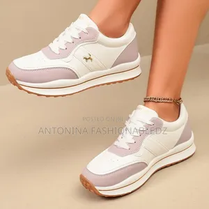 Ladies Two Tone Chunky Sneakers 36-42