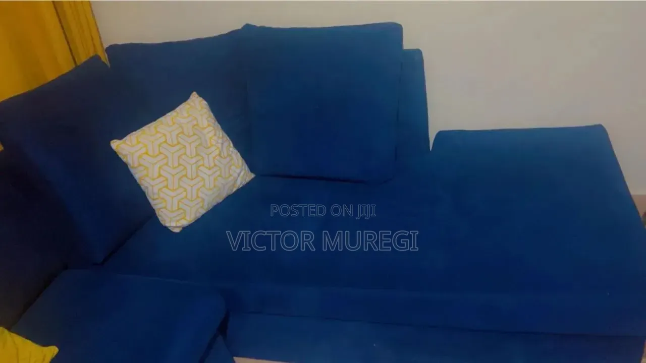 Sofa Blue L Seat