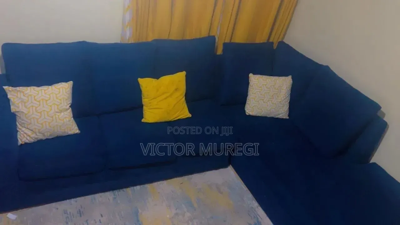 Sofa Blue L Seat