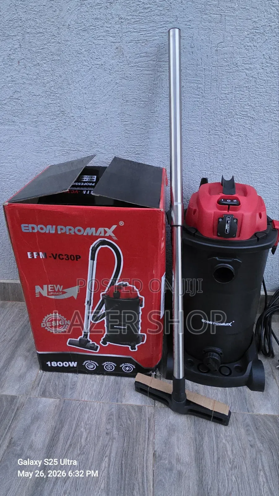 Edon Promax Wet and Dry Vacuum Y