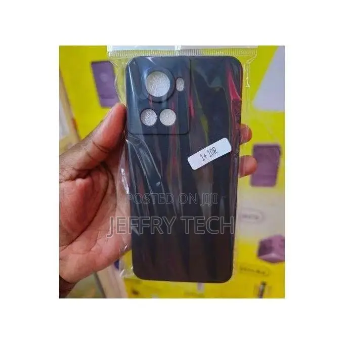 Oneplus 10r Soft Silicone Case Black Shock-absorbing Slim Design