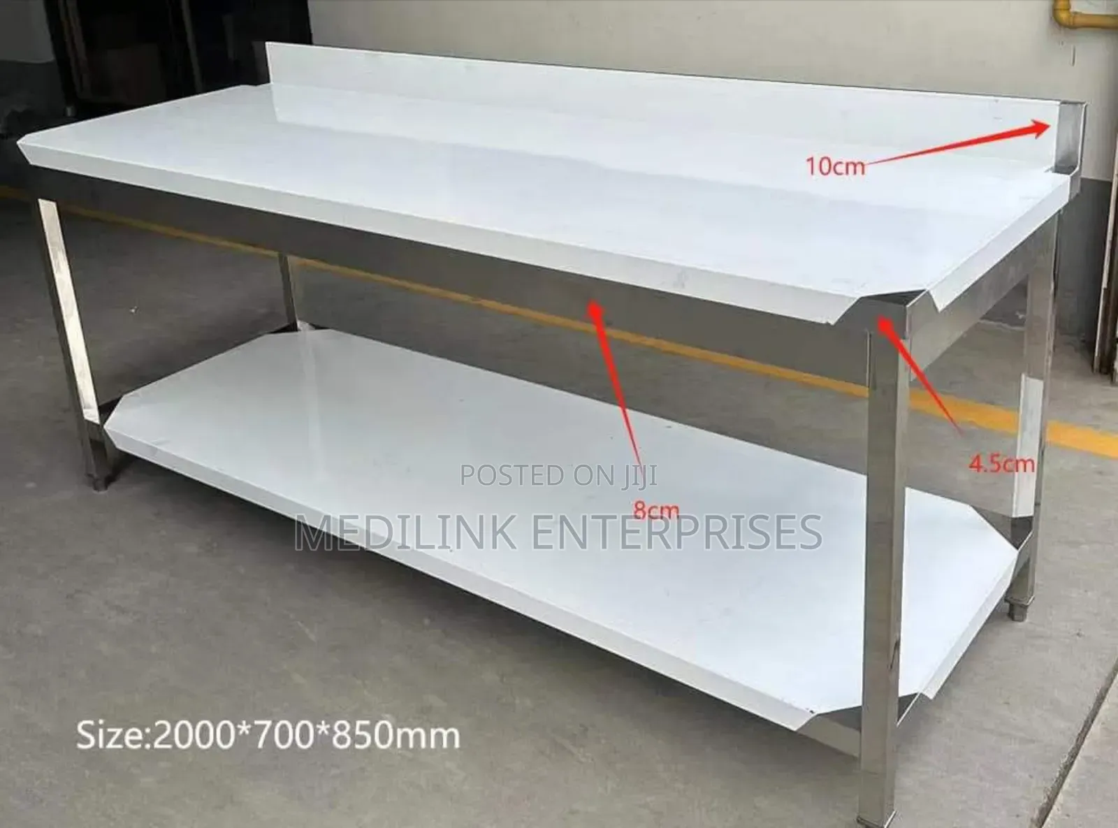 Customized Crochet Stainless Kitchen 5*2ft Tables