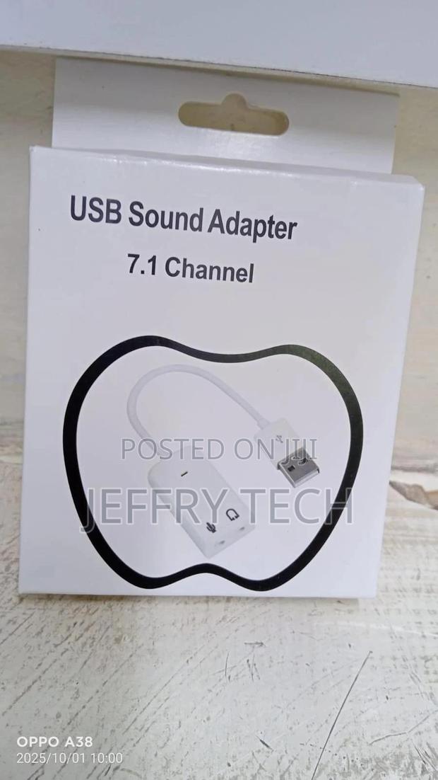 Stereo Headset And Microphone 3d Virtual 7.1 Channel Usb Sound Adapter - main view