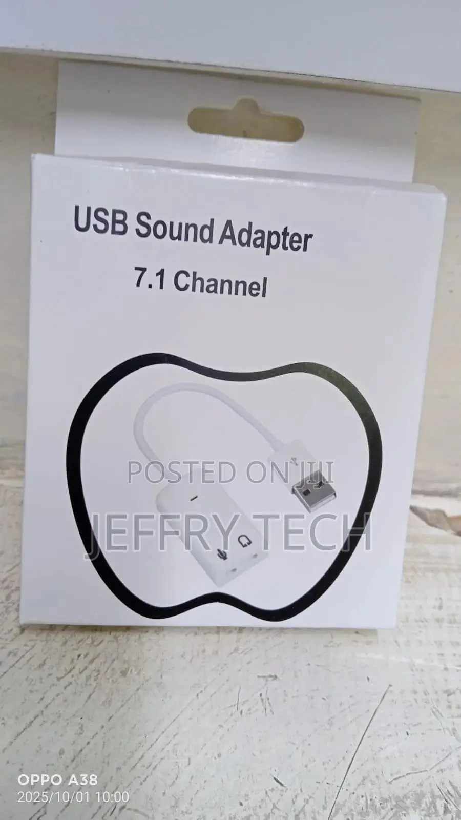 Stereo Headset And Microphone 3d Virtual 7.1 Channel Usb Sound Adapter