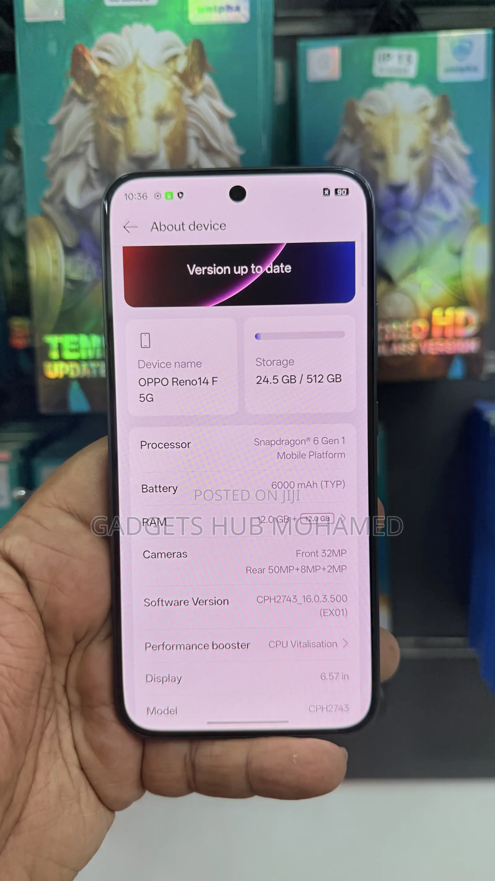 Oppo Reno14 F 512 GB Green