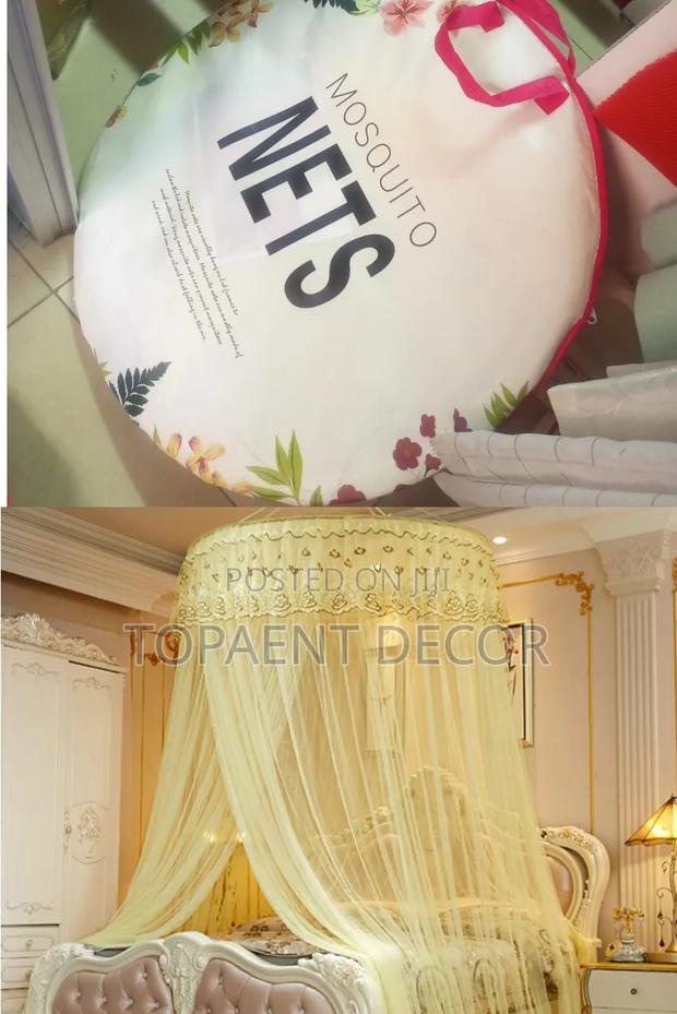6 by 6 and 6by 7 Cream Big Size Round Mosquito Net