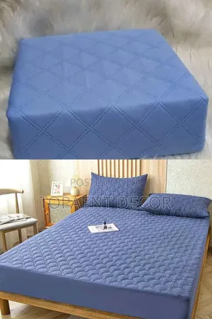 5by 6 Blue Hand Washable Fitted Waterproof Mattress Protectors