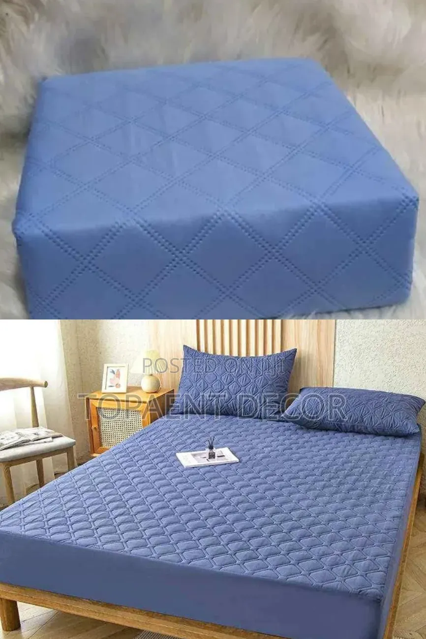 5by 6 Blue Hand Washable Fitted Waterproof Mattress Protectors