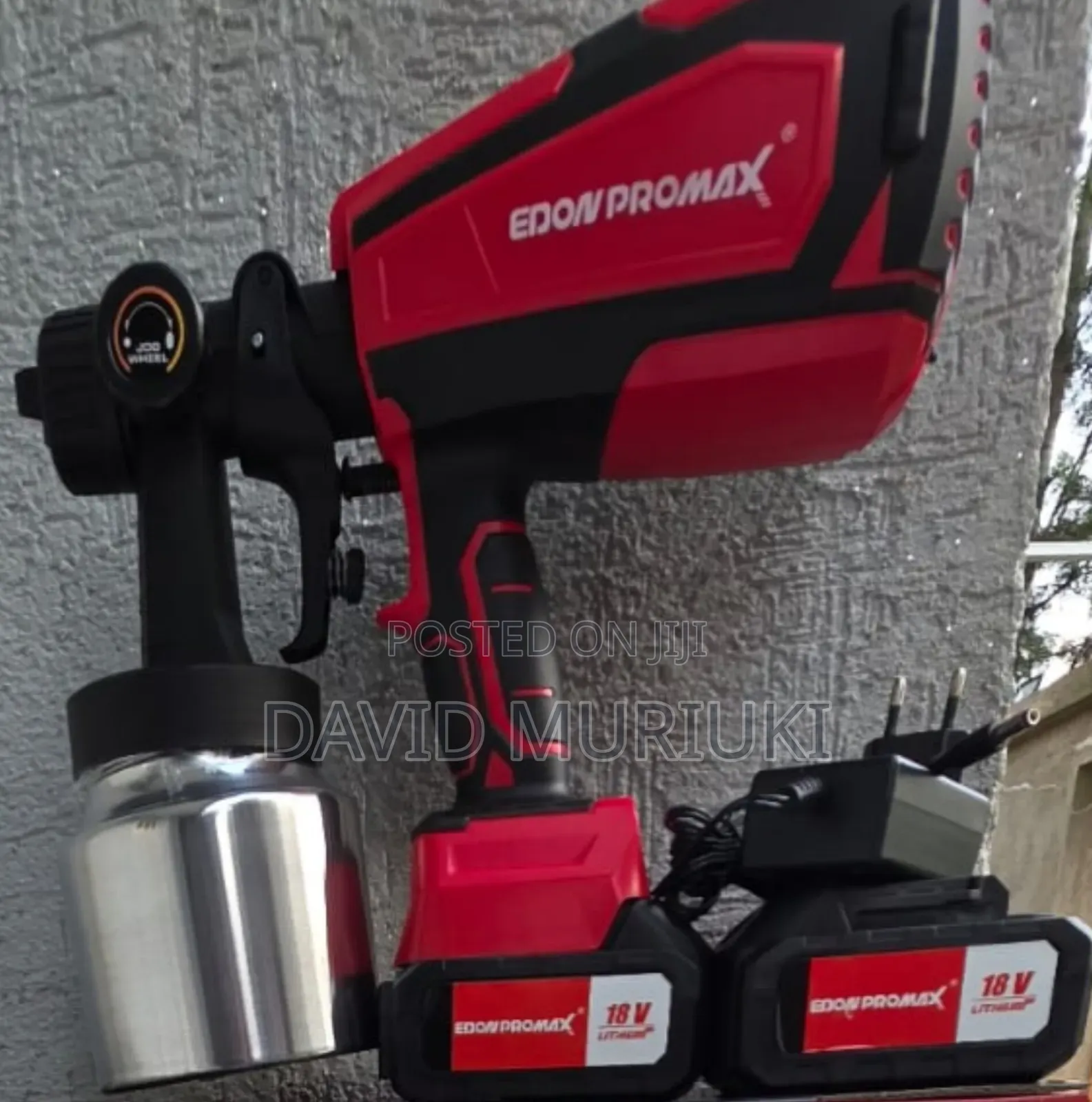 Edon Cordless Spray Gun – Portable Easy Painting Solution.