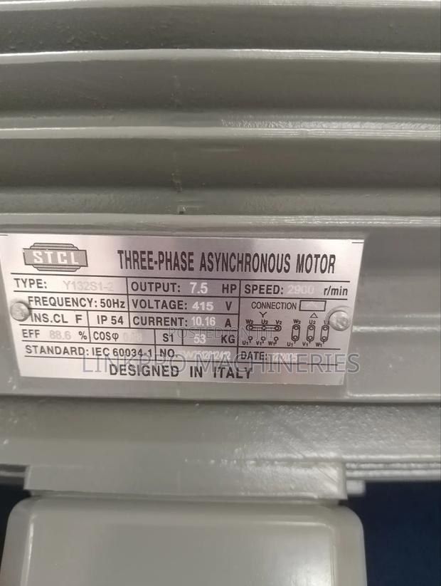 7.5hp Stcl 3 Phase High Speed Motor - thumbnail 2