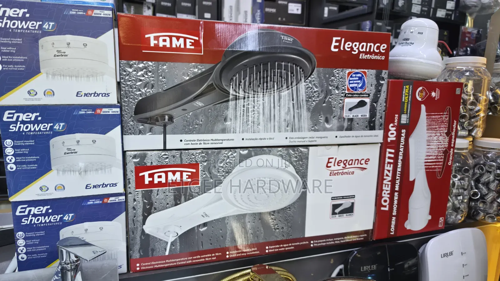 Fame Instant Shower for Salty and Normal Water Black or White