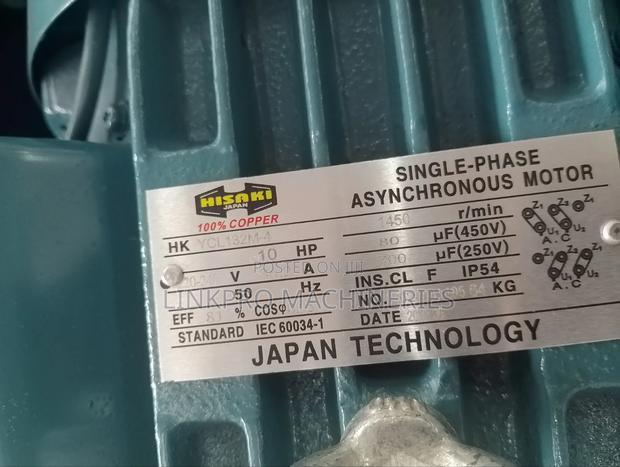 Hisaki 10hp Single Phase Low Speed Motor - thumbnail 2