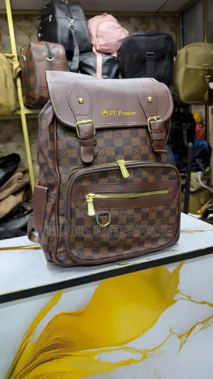 Backpacks in a Leather Material