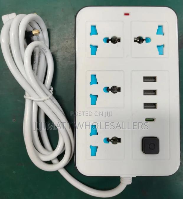 4 Ways Extension With 4 Usb Port Available