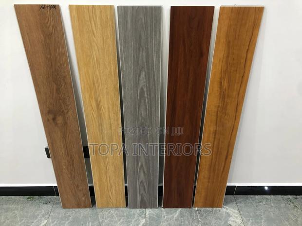 Wood Effect Interlocking SPC Flooring Laminate Carpets