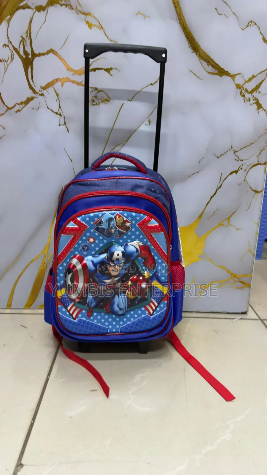 Aavengers Kids School Trolley Bags