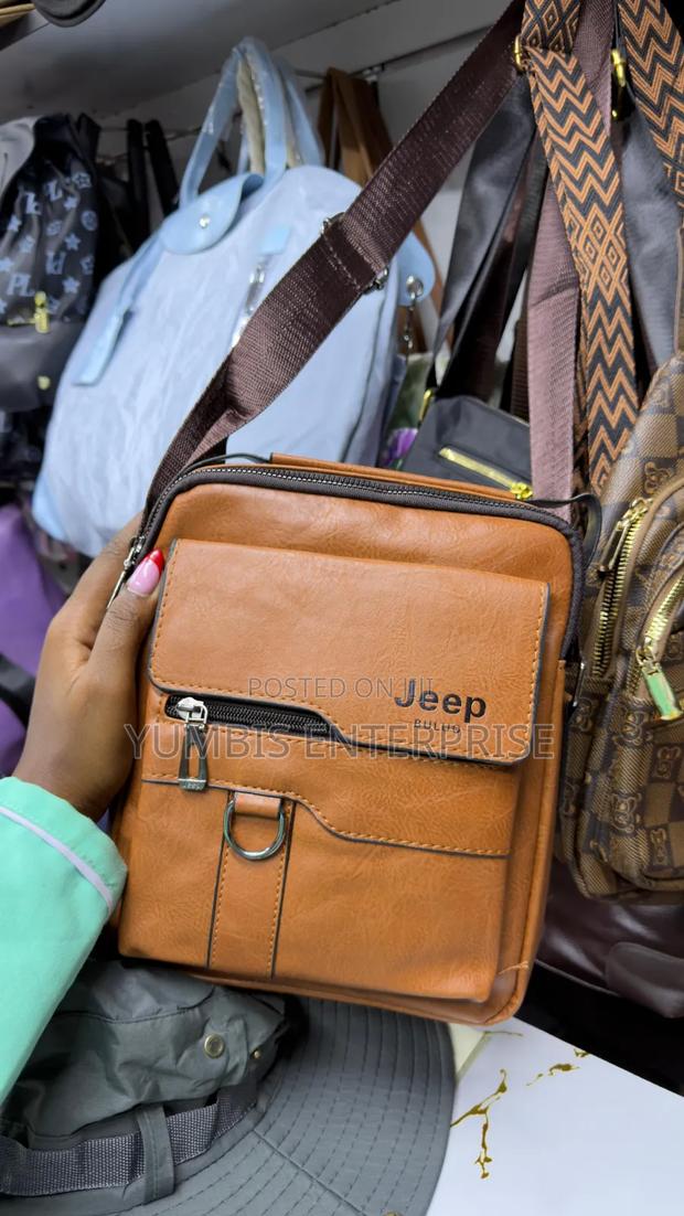 Light Brown Jeep Sling Shoulder Bags Available