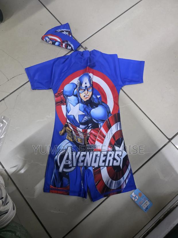 Kids Swimming Costumes Avengers Cartoon Age 3yrs to 14yrs