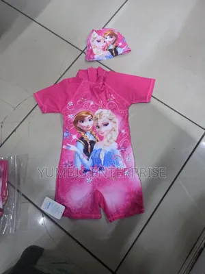 Ffrozenpink Kids Swimming Costumes for Age 3-14