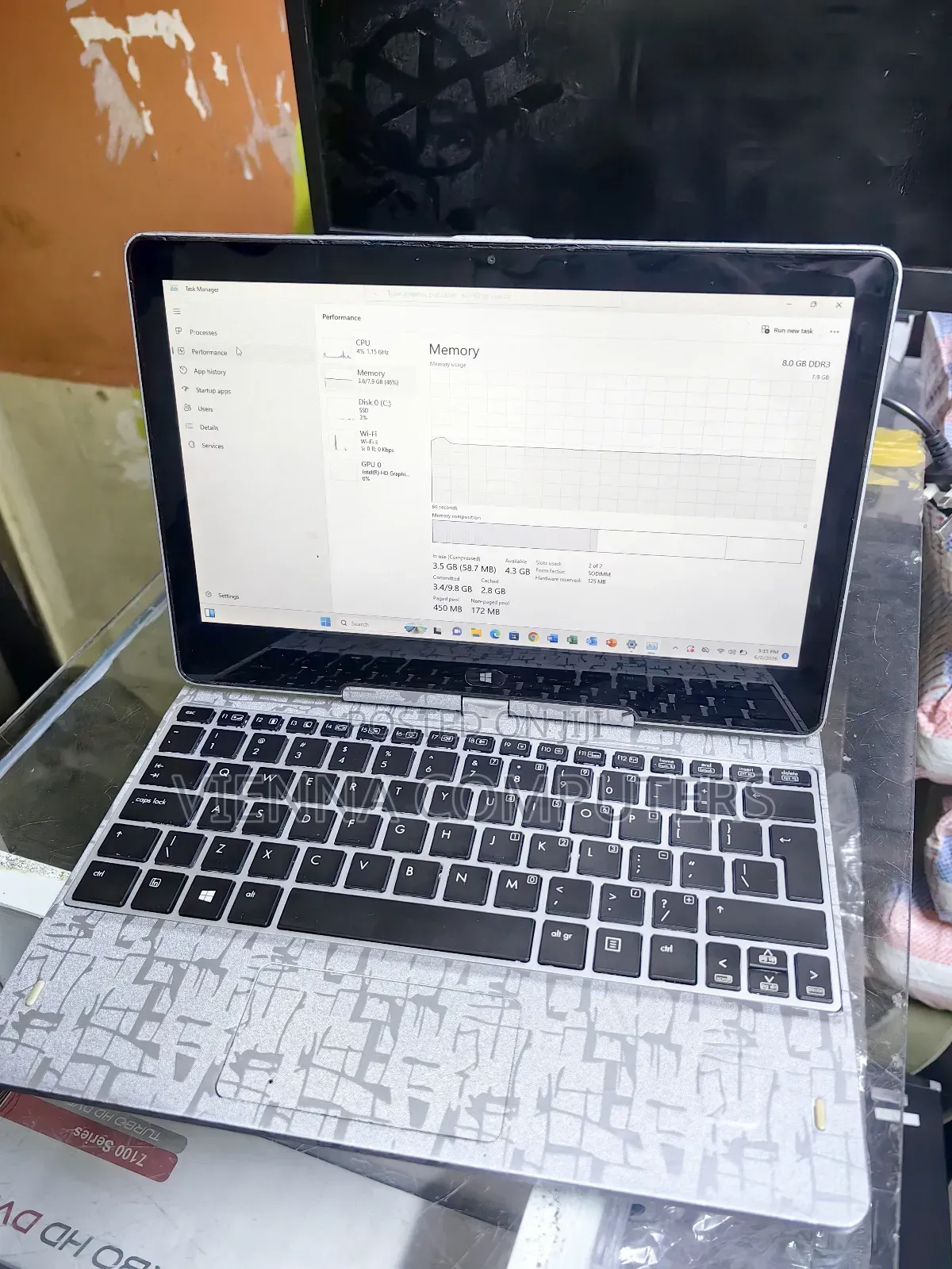 Laptop HP EliteBook Revolve 810 G3 Tablet 8GB Intel Core i5 SSD 256GB
