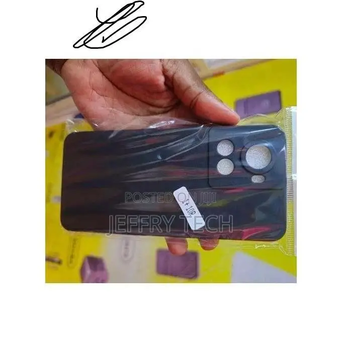 Oneplus 10r Soft Silicone Case Black Shock-absorbing Slim Design