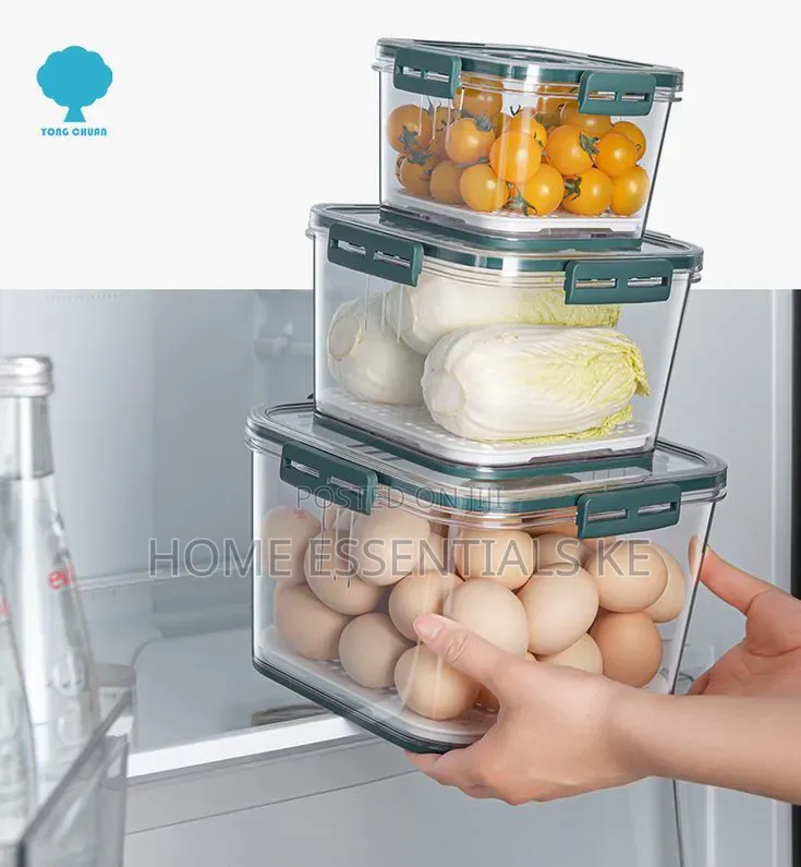 *3pcs \ Set Stackable Multipurpose Food Storage Containers 2l,3l,5l
