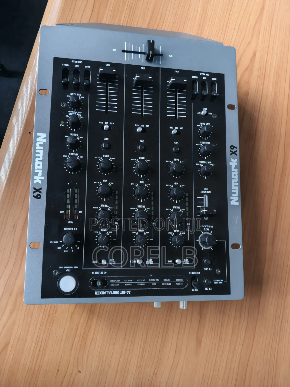 Pioneer CDJ Media Players With a Numark X9 3-Channel Mixer