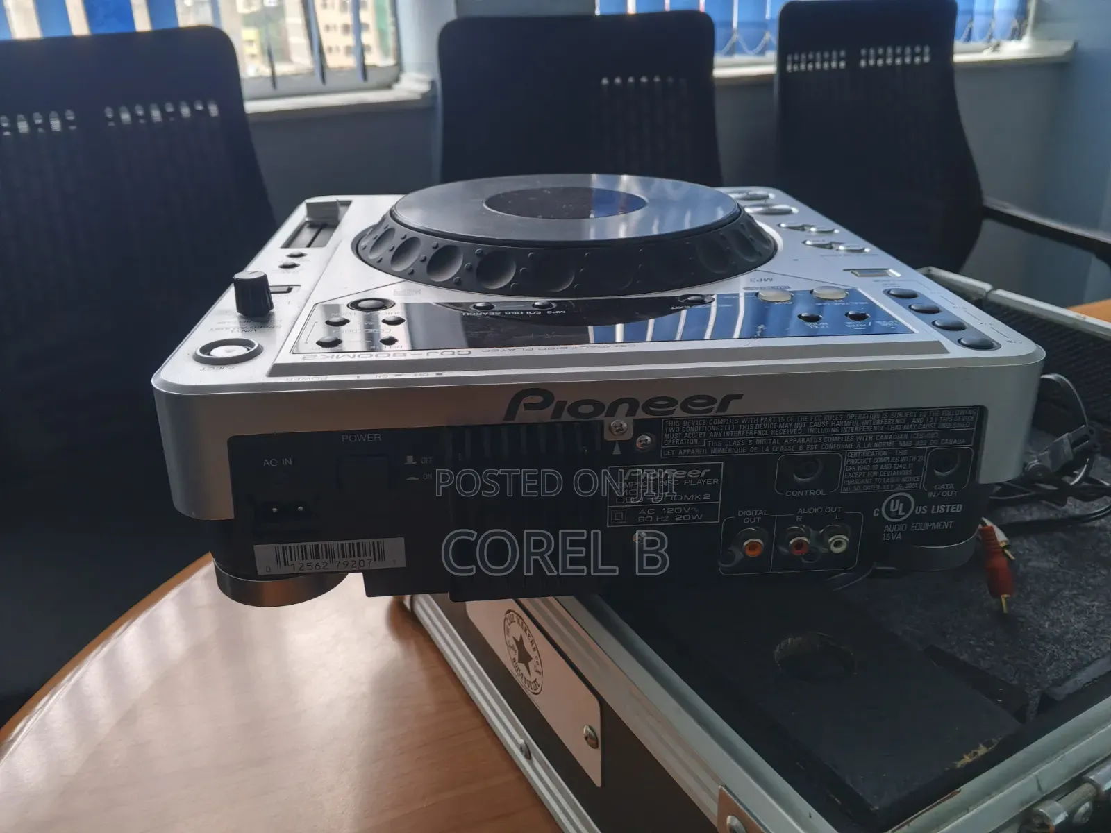 Pioneer CDJ Media Players With a Numark X9 3-Channel Mixer