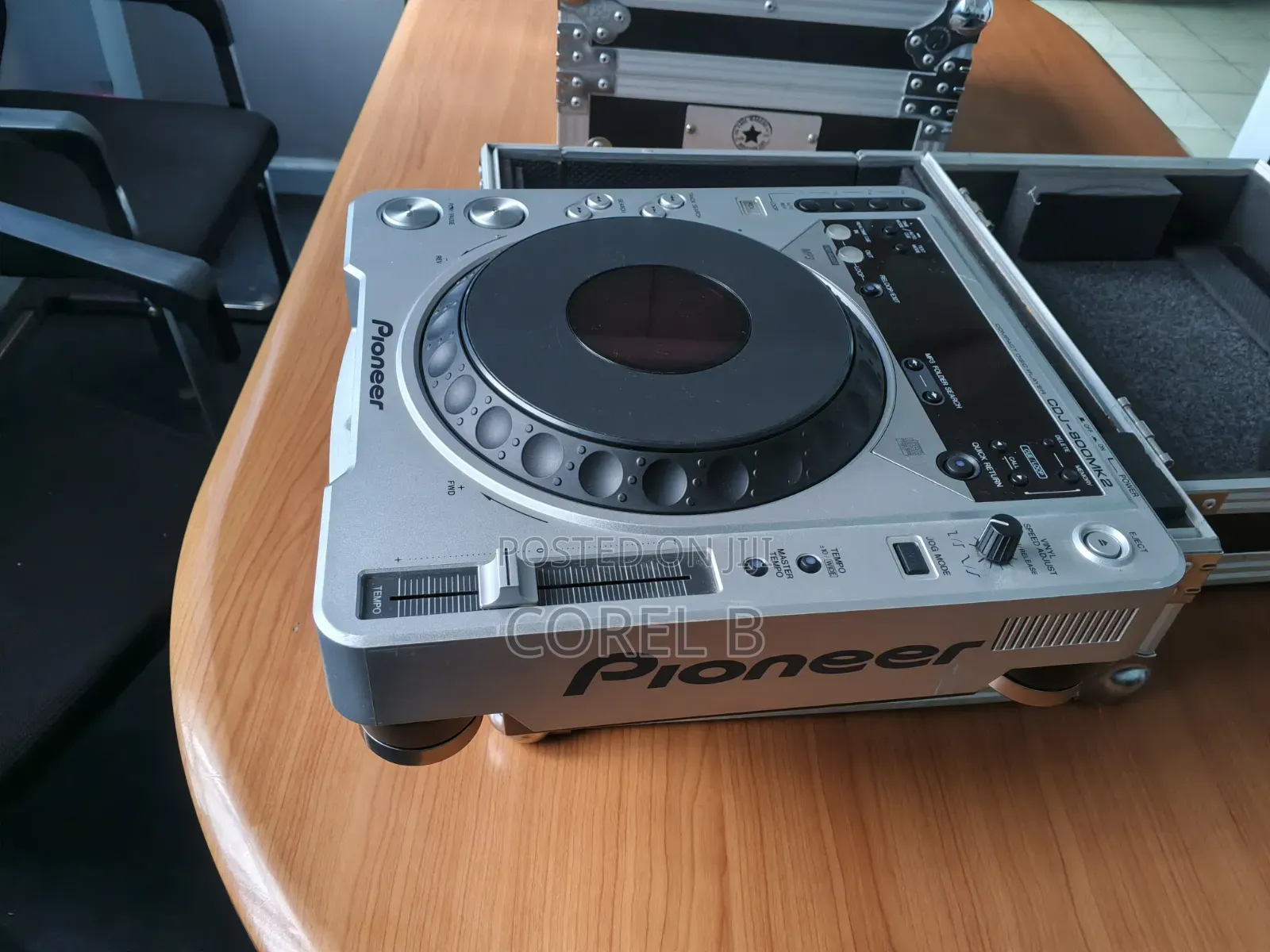 Pioneer CDJ Media Players With a Numark X9 3-Channel Mixer
