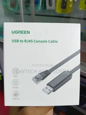 Ugreen Usb To Rj45 Console Cable (Model Cm204)1.5-meter Flat Cable.