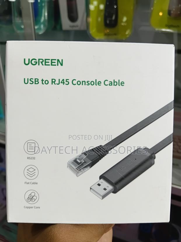 Ugreen Usb To Rj45 Console Cable (Model Cm204)1.5-meter Flat Cable. - thumbnail 2