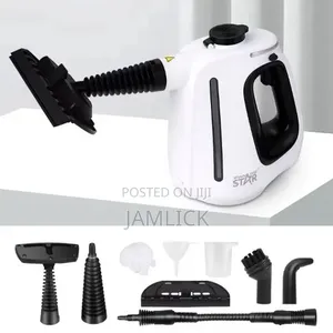 1350w Handheld Steam Cleaner With 15-Piece Accessories - Hk