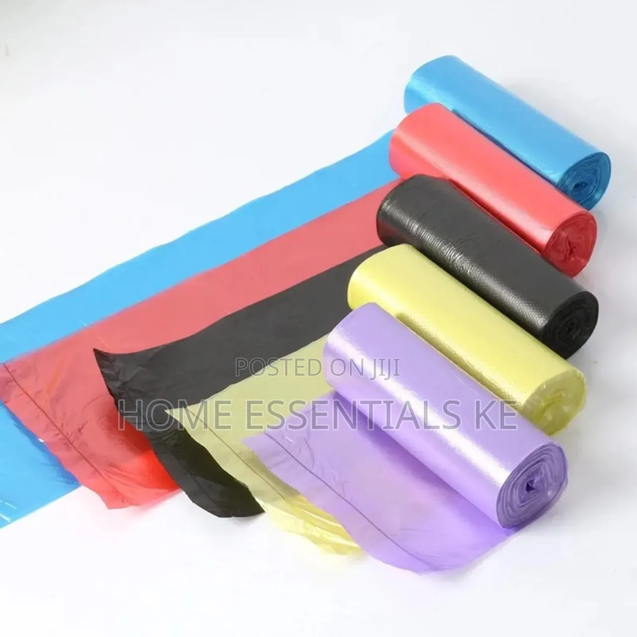 *100pcs Extra Strong Mixed Colours Trash Bag: 45*50cm